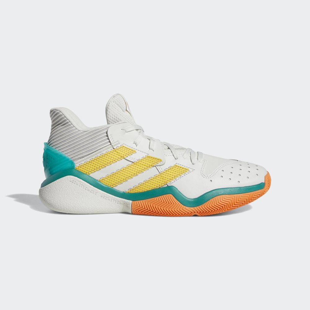 Adidasi Baschet Adidas Harden Stepback Barbati Romania - Gri/Verzi EH1944